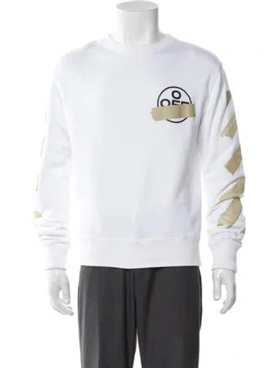 Pre-owned Off-white 2020 Tape Arrow Sweatshirt In White