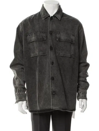 Pre-owned Off-white 2020 Trucker Jacket In Grey
