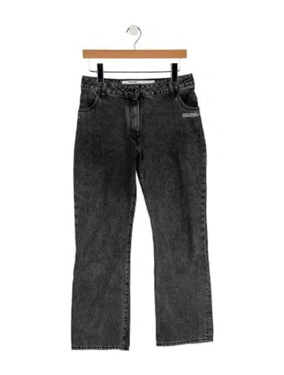 Pre-owned Off-white 2020 Wide Leg Jeans In Gray