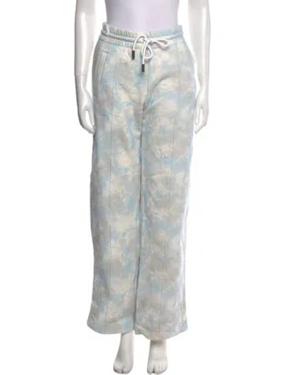 Pre-owned Off-white 2020 Wide Leg Pants In Blue