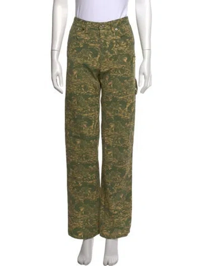 Pre-owned Off-white 2020 Wide Leg Pants In Multi