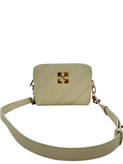 Pre-owned Off-white 2020s Jackhammer Camera Bag In Neutrals