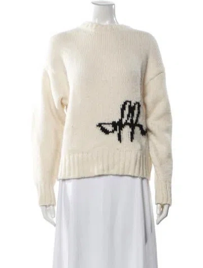 Pre-owned Off-white 2021 Alpaca Sweater In Neutral