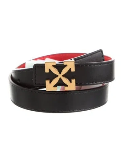 Pre-owned Off-white 2021 Arrow Belt Kit W/ Tags In Black