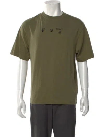 Pre-owned Off-white 2021 Arrow T-shirt In Green