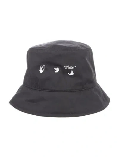 Pre-owned Off-white 2021 Bucket Hat In Black