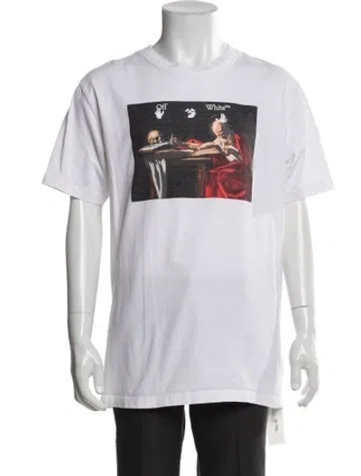 Pre-owned Off-white 2021 Caravaggio Arrows T-shirt In White