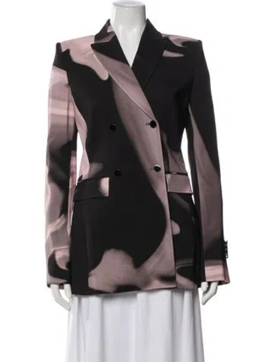 Pre-owned Off-white 2021 Colorblock Pattern Blazer W/ Tags In Gray