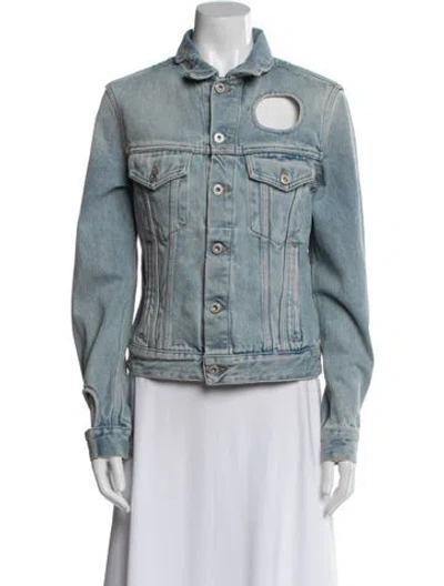 Pre-owned Off-white 2021 Denim Jacket In Blue
