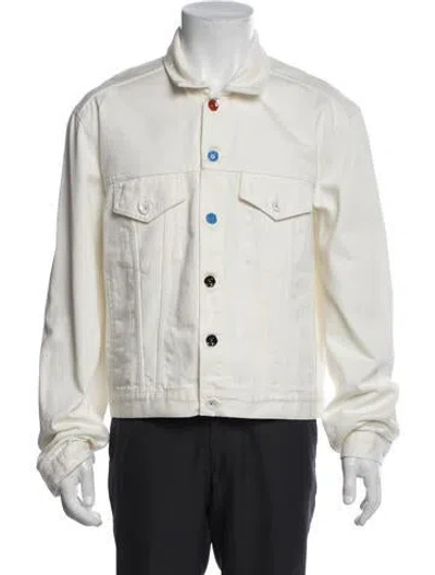 Pre-owned Off-white 2021 Denim Jacket In Neutrals