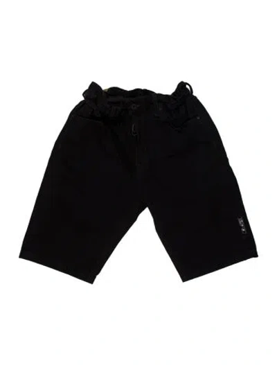 Pre-owned Off-white 2021 Flat Front Shorts In Black