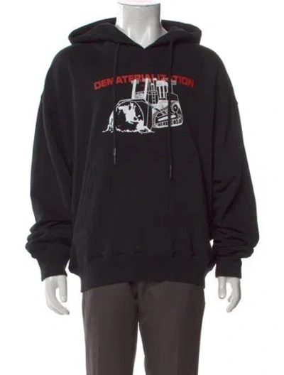 Pre-owned Off-white 2021 Graphic Print Hoodie In Black