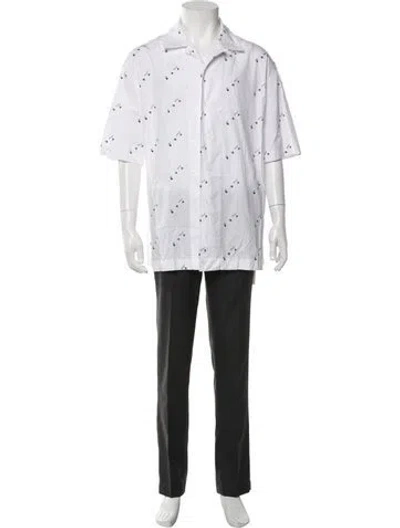 Pre-owned Off-white 2021 Graphic Print Shirt In White