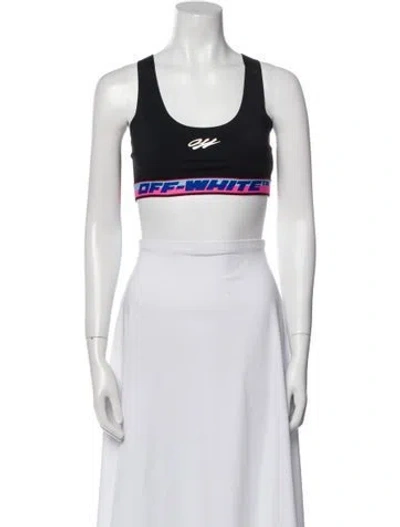 Pre-owned Off-white 2021 Graphic Print Sports Bra In White