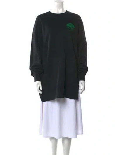 Pre-owned Off-white 2021 Graphic Print Sweatshirt In Black