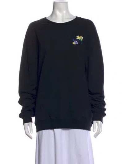Pre-owned Off-white 2021 Graphic Print Sweatshirt In Black