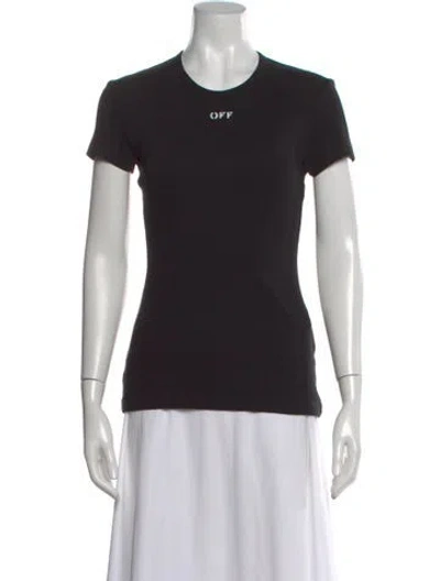 Pre-owned Off-white 2021 Graphic Print T-shirt In Black