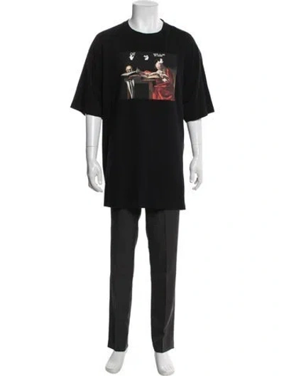 Pre-owned Off-white 2021 Graphic Print T-shirt In Black
