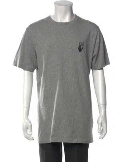Pre-owned Off-white 2021 Graphic Print T-shirt In Gray