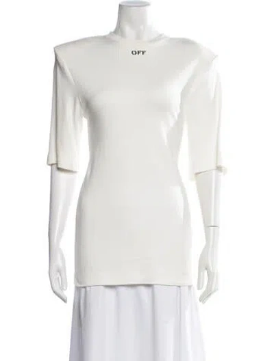 Pre-owned Off-white 2021 Graphic Print T-shirt In Neutrals