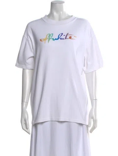 Pre-owned Off-white 2021 Graphic Print T-shirt In White