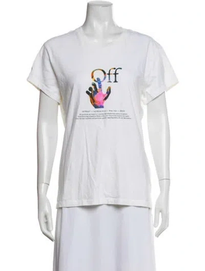 Pre-owned Off-white 2021 Graphic Print T-shirt In White