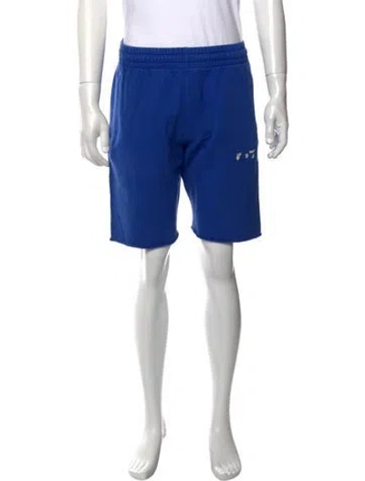 Pre-owned Off-white 2021 Jogger Shorts In Blue
