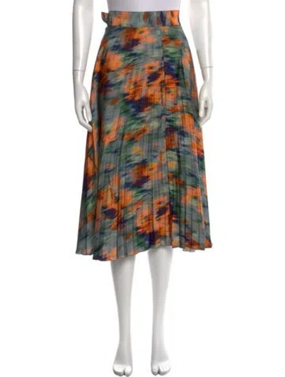 Pre-owned Off-white 2021 Knee-length Skirt In Blue