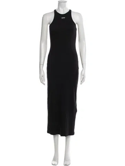 Pre-owned Off-white 2021 Long Dress In Black