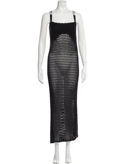 Pre-owned Off-white 2021 Long Dress W/ Tags In Black