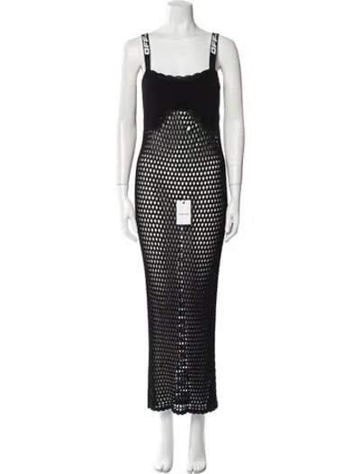 Pre-owned Off-white 2021 Long Dress W/ Tags In Black