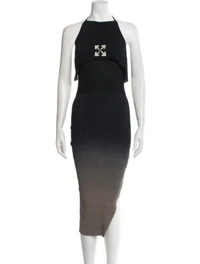 Pre-owned Off-white 2021 Midi Length Dress In Multi