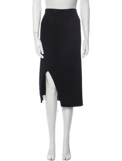 Pre-owned Off-white 2021 Midi Length Skirt In Black