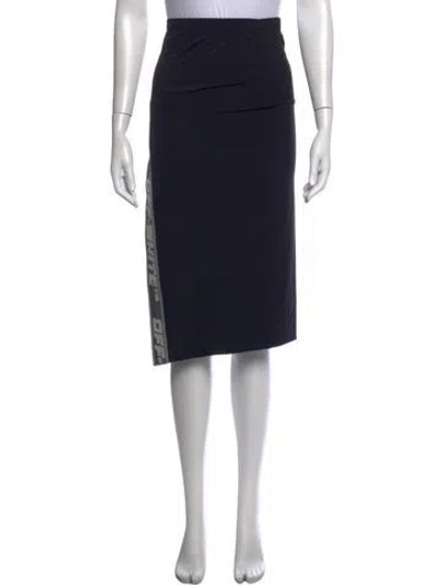 Pre-owned Off-white 2021 Midi Length Skirt In Black