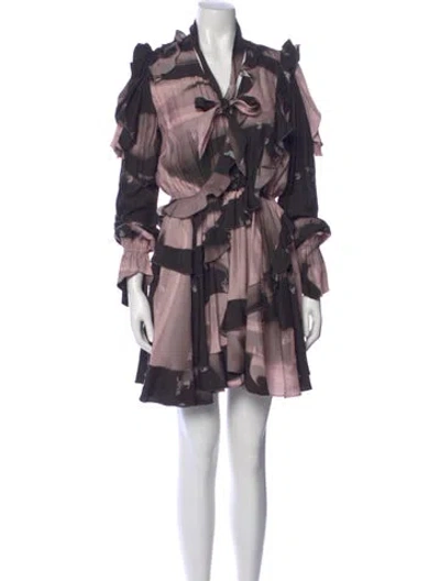 Pre-owned Off-white 2021 Mini Dress In Black