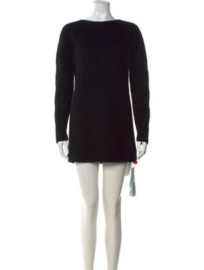 Pre-owned Off-white 2021 Mini Dress In Black