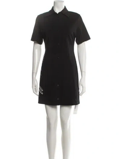Pre-owned Off-white 2021 Mini Dress In Black