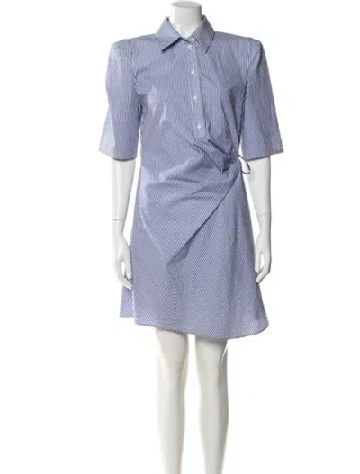 Pre-owned Off-white 2021 Mini Dress In Blue