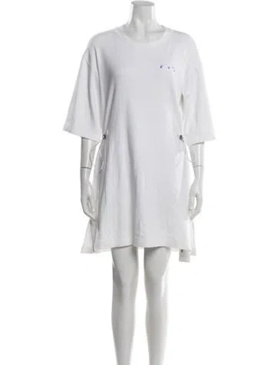 Pre-owned Off-white 2021 Mini Dress In Neutral