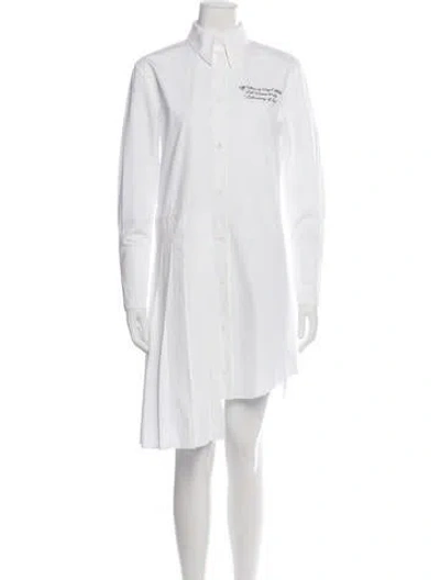 Pre-owned Off-white 2021 Mini Dress In White