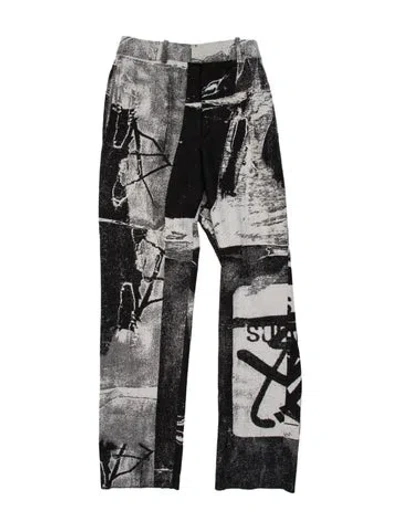Pre-owned Off-white 2021 Moto Pants In Black
