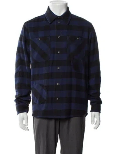 Pre-owned Off-white 2021 Plaid Flannel Shirt In Blue