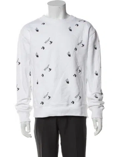 Pre-owned Off-white 2021 Printed Sweatshirt In White