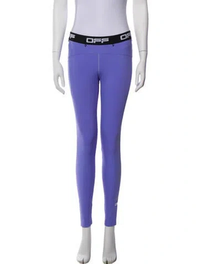 Pre-owned Off-white 2021 Skinny Leg Pants In Purple