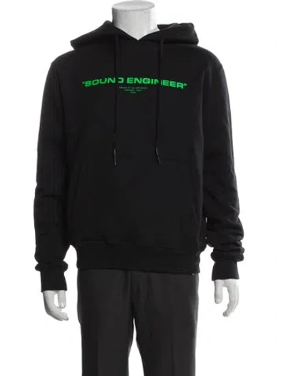 Pre-owned Off-white 2021 Sound Engineer Hoodie In Gray