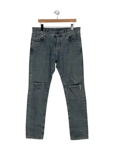 Pre-owned Off-white 2021 Straight Leg Jeans In Blue
