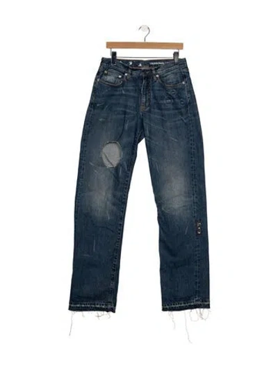 Pre-owned Off-white 2021 Straight-leg Jeans In Blue