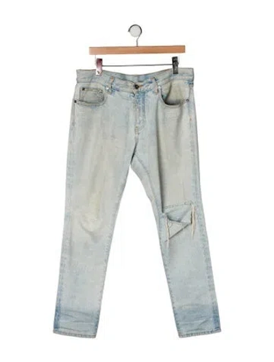 Pre-owned Off-white 2021 Straight-leg Jeans In Green