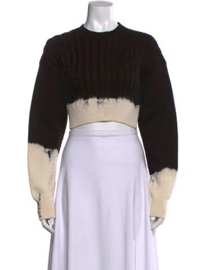 Pre-owned Off-white 2021 Tie-dye Print Sweater In Black