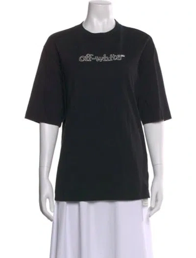 Pre-owned Off-white 2021 Trademark Logo T-shirt In Black